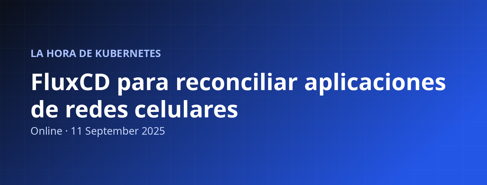Featured image of post FluxCD para reconciliar aplicaciones de redes celulares